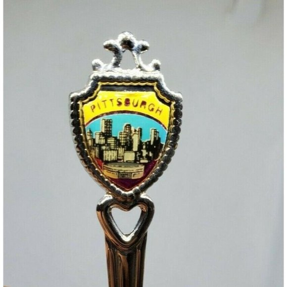 Pittsburgh Silver Mini Collectible Spoon Home Décor Shelf Sitter - Picture 5 of 10